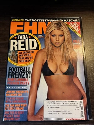 FHM Magazine (September 2003) Tara Reid - Football Frenzy - Sex Tricks - Image 1 of 2