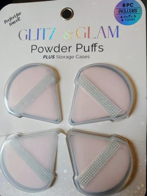 Brillo y Glam Estrás Triángulo Polvo Puffs Con Estuches/TikTok Viral 🔥  Foto 1 de 2