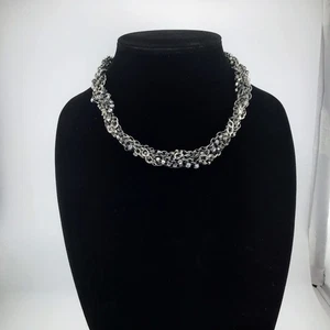 Vintage Aeo Halskette/Halsband Brutalist Style Modernist Unikat Maximalist 14-16"L Chic - Bild 1 von 9