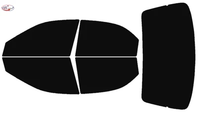 Компьютеризированный заказной предварительно нарезанный 2-слойный комплект тонированной оконной пленки для 95-98 Mazda Protege - Изображение 1 из 4