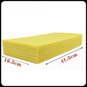 30pz Fondamenti Cera Apicoltura Base Apipe Pezzi Nido d'ape Fondotinta Cera d'api - Foto 1 di 13