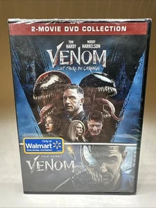 Venom & Let There Be Carnage (DVD, 2 Movie Set) New Sealed Tom Hardy - Picture 1 of 2