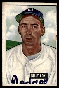 1951 Bowman Billy Cox Brooklyn Dodgers #224 - Bild 1 von 2