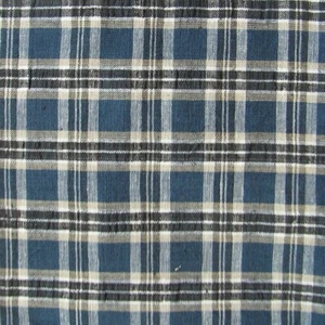 Cotton Check 4 Yards x 45" W Couture Fabric Textured Lightweight Somewhat Sheer - Picture 1 of 7