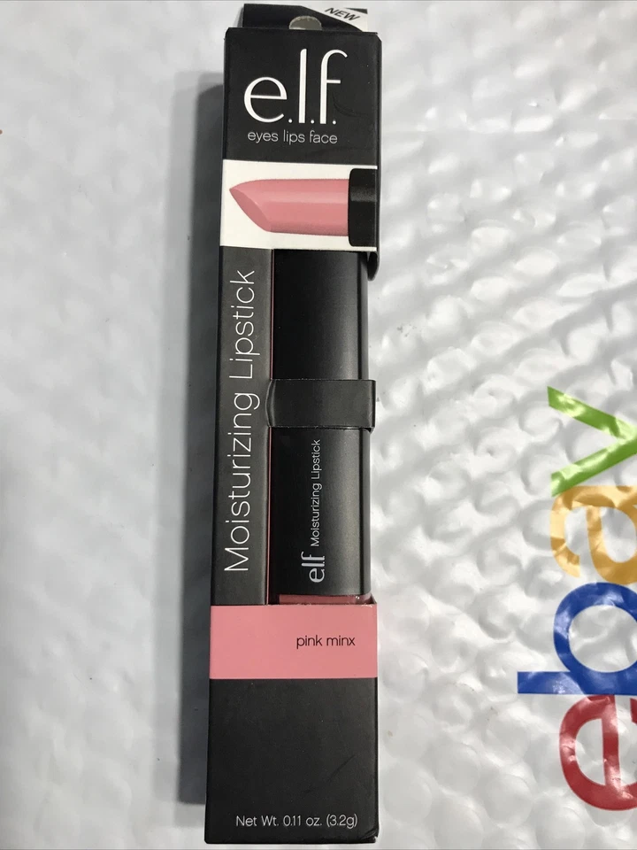 ELF Moisturizing Lipstick 82633 Pink Minx Combined