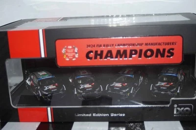 IXO Toyota GR Yaris 4 CAR SET, #33 #17 #18 Japan #69 Latvia 2024 1:43 RAM966S... - Image 1 of 4