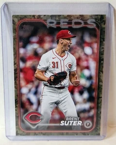 Actualización Topps 2024 #US78 Brent Suter Memorial Day camuflaje 03/25 rojos - Imagen 1 de 2