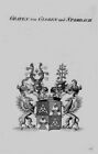 1820 - Globen Stambach Wappen Adel coat of arms heraldry Heraldik Kupferstich