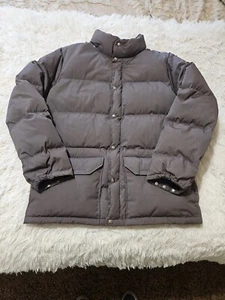 North Face Mens Large Sierra Gray Down Jacket - Picture 1 of 24