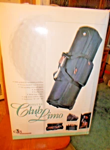 GB CHAUFFEUR-3 GOLF TRAVEL BAG CASE BLACK 51"X14'X11" DELUXE WHEEL FITS 10" NIB - Picture 1 of 7