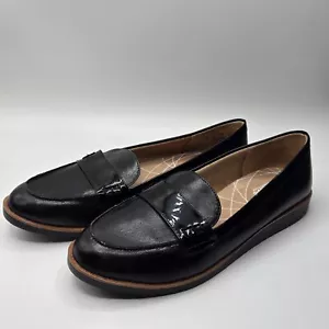 Life Stride with Memory Foam Comfort Black Leather Slip-on Shoes Size 7M - EUC - Picture 1 of 8