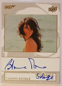 James Bond Upper Deck Collection. Autograph Inscription A-CA. Caterina Murino.