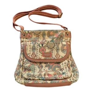 Sakroots Women's Crossbody Bag Desert Owl Vegan Adjustable Strap Purse Damaged - Picture 1 of 13