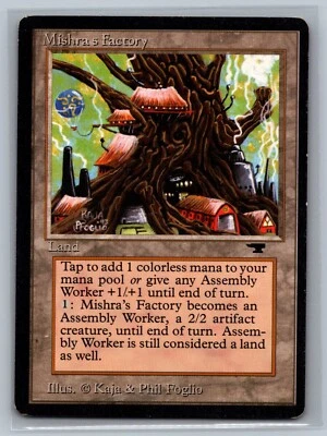 Magic The Gathering Antiquities Mishra's Factory (Spring) MTG TCG CCG - Image 1 of 2