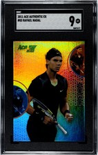 2011 Ace Authentic Ex Rafael Nadal #83 Holofoil SGC 9 MT Pop of 2