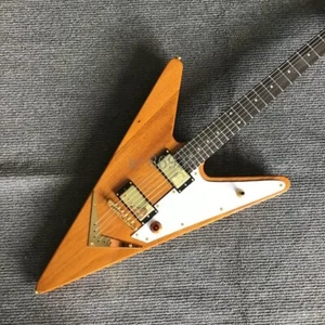 Trans Yellow Chitarra Elettrica Corda Thru Corpo Oro Hardware Tastiera Palissandro - Foto 1 di 5