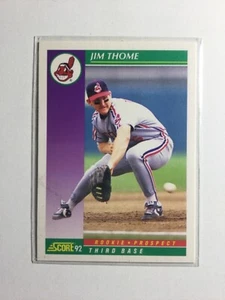 1992 PUNKTZAHL #859 JIM THOME NM BASEBALLKARTE - Bild 1 von 1