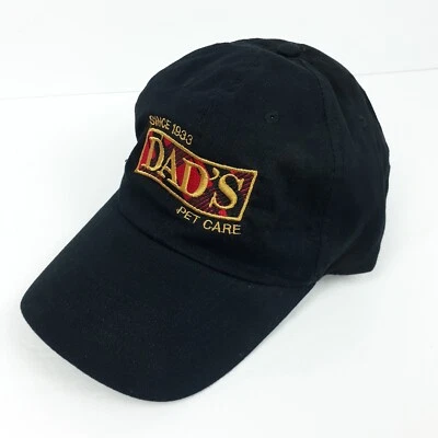 Sombrero Harriton Dads Cuidado de Mascotas Logo Bordado Papá Gorra Correa Negro Foto 1 de 4