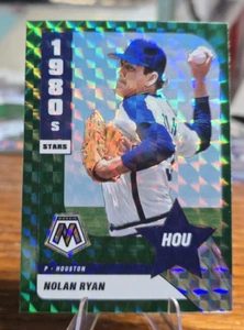 2022 Panini Mosaic 1980's Stars Green Mosaic Prizm #290 Nolan Ryan - Picture 1 of 2