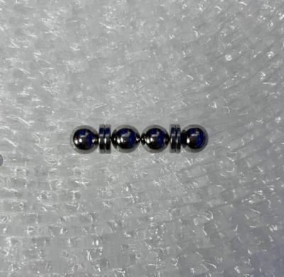 Par de joias sexy falsas de anéis magnéticos para mamilos com barra de mamilo 8/9/10 mm - Imagem 1 de 4