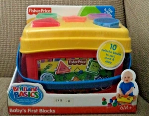 FISHER PRICE BABY'S FIRST BLOCKS 10 PIEZAS L4804 2006 *NUEVO* - Imagen 1 de 1