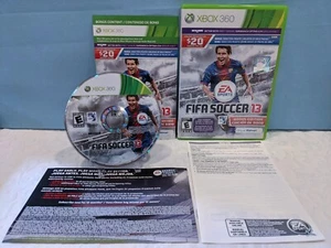 FIFA Soccer 13 - Bonus Edition (Microsoft Xbox 360, 2012) with Inserts - Tested - Foto 1 di 2