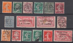 LEBANON 1924 lot of 15 stamps grand liban - Picture 1 of 1
