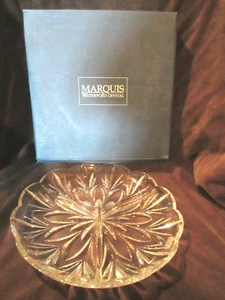 Waterford Marquis Lead Cut Crystal Centerpiece Round Divided Dish w/Box NIB - Picture 1 of 6