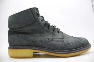 Alejandro Ingelmo Wooster Herren Größe 12 M Schwarz Leder Budapester Stiefel - Bild 1 von 9