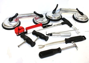 10pc Windshield Removal Install Tool Kit Wind Glass Remover w/Hand Suction Cups - Bild 1 von 6