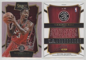 2015-16 Panini Select Concourse Pink Prizm /20 Terrence Ross #10