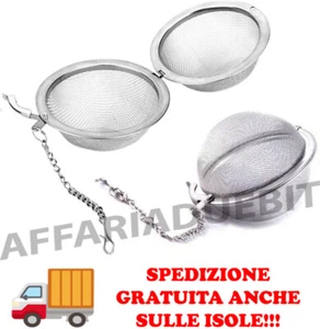 infusore per te tisane colino in maglia acciaio inox inossidabile spezie 2 pezzi - Imagen 1 de 6