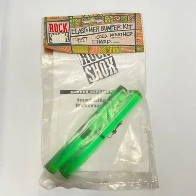 NOS Rock Shox Elastomer Bumper Kit Hard Replacement Set Bright Green New Sealed - Image 1 of 2