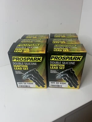 Job Lot Of 6 Prospark Double Sillicone Ignition Lead Set 409595350 - Image 1 of 4