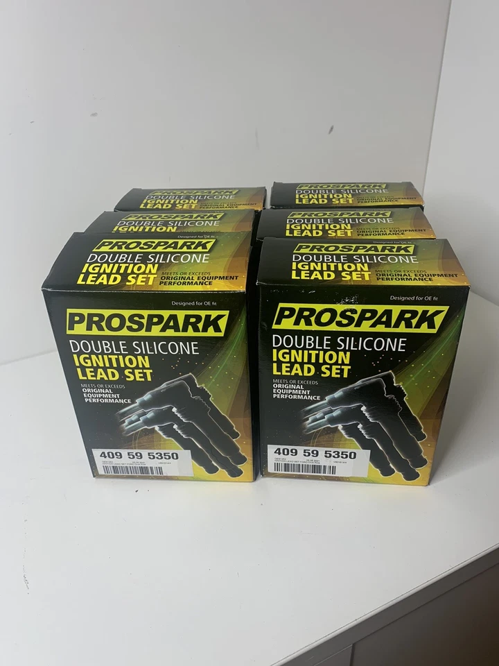 Job Lot Of 6 Prospark Double Sillicone Ignition Lead Set 409595350 - Image 1 of 4