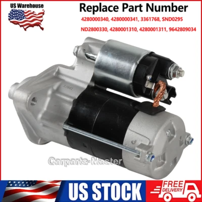 17841 ARRANQUE para Toyota Corolla Pontiac Vibe L4 1.8L 2003-2008 Matrix SND0295 Foto 1 de 4