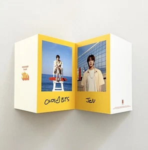 In Stock [JIN] BTS OFFICIAL MESSAGE PHOTO CARD ONLY Brand New Unboxed From Album - Picture 1 of 4