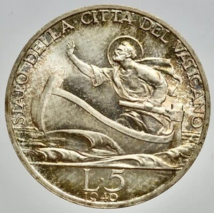 ROMA - PIO XII 1939-1958 -AG/ 5 LIRE 1940  FDC ! - Picture 1 of 2