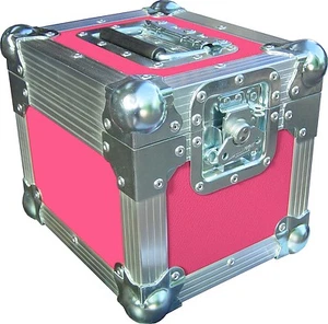 7" Single 100 Swan Flight Case Vinyl Record Box (Pink Rigid PVC) - Afbeelding 1 van 7