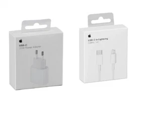 Caricabatteria ORIGINALE per iPhone 20W rapido + Cavo lightning Apple iPhone - Imagen 1 de 6