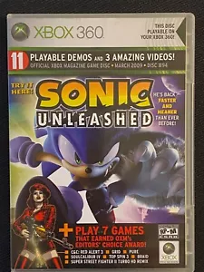 SONIC UNLEASHED XBOX 360 Official DEMO #94 SUPER STREET FIGHTER II soulcalibur - Picture 1 of 3