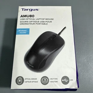 Targus AMB581 Compact Multi-Device Wired Mouse Black  NEW - Picture 1 of 8