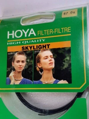 Hoya 67mm Skylight Glass Lens Filter Genuine New 67 mm 67-SK High Quality - Image 1 of 4