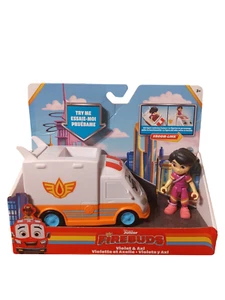 Figuras de acción Spin Master Disney Junior Firebuds violeta y Axl la ambulancia - Imagen 1 de 5
