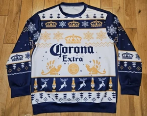 CORONA Extra Beer Ugly Christmas Holiday Pullover wie Sweatshirt Erwachsene M - Bild 1 von 10