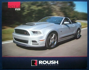 Prospekt brochure Datenblatt 2014 Roush Mustang RS (USA) - Bild 1 von 1