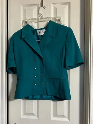 Le Suit Traje Top Mujer Talla 8 Cierre de 5 Botones Completamente Forrado Foto 1 de 2