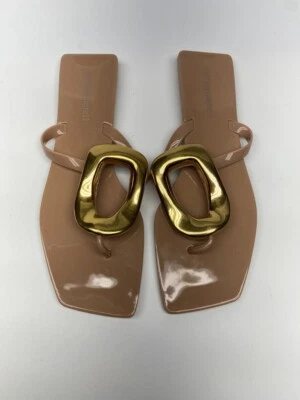 Sandalias de tanga neutras Jeffrey Campbell para mujer Linques-2 talla 9 Foto 1 de 4