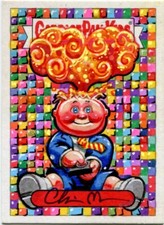Garbage Pail Kids Adam Bomb sketch card Chris Meeks 1/1 AP auto