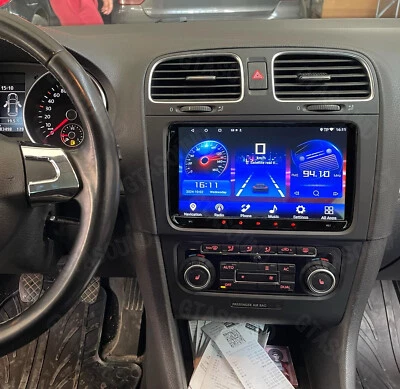 9" Android 13 CarPlay Car Stereo Radio GPS for VW Golf MK5 MK6 GTI R32 Rabbit  - Image 1 of 4